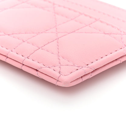 Christian Dior Lambskin Cannage Lady Dior Five-Slots Card Holder Melacoton 8 of 10