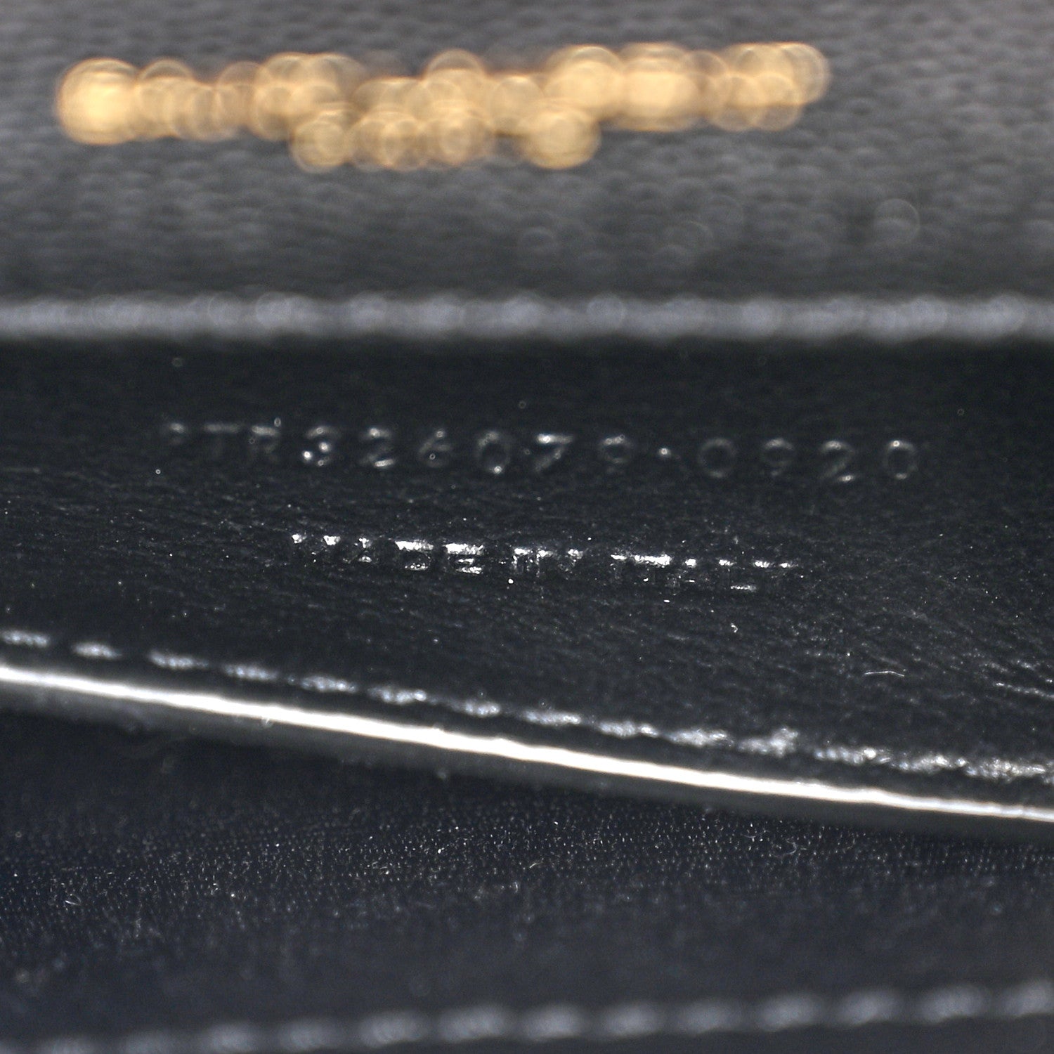 Saint Laurent Grain De Poudre Monogram Cassandre Clutch Black 7 of 7