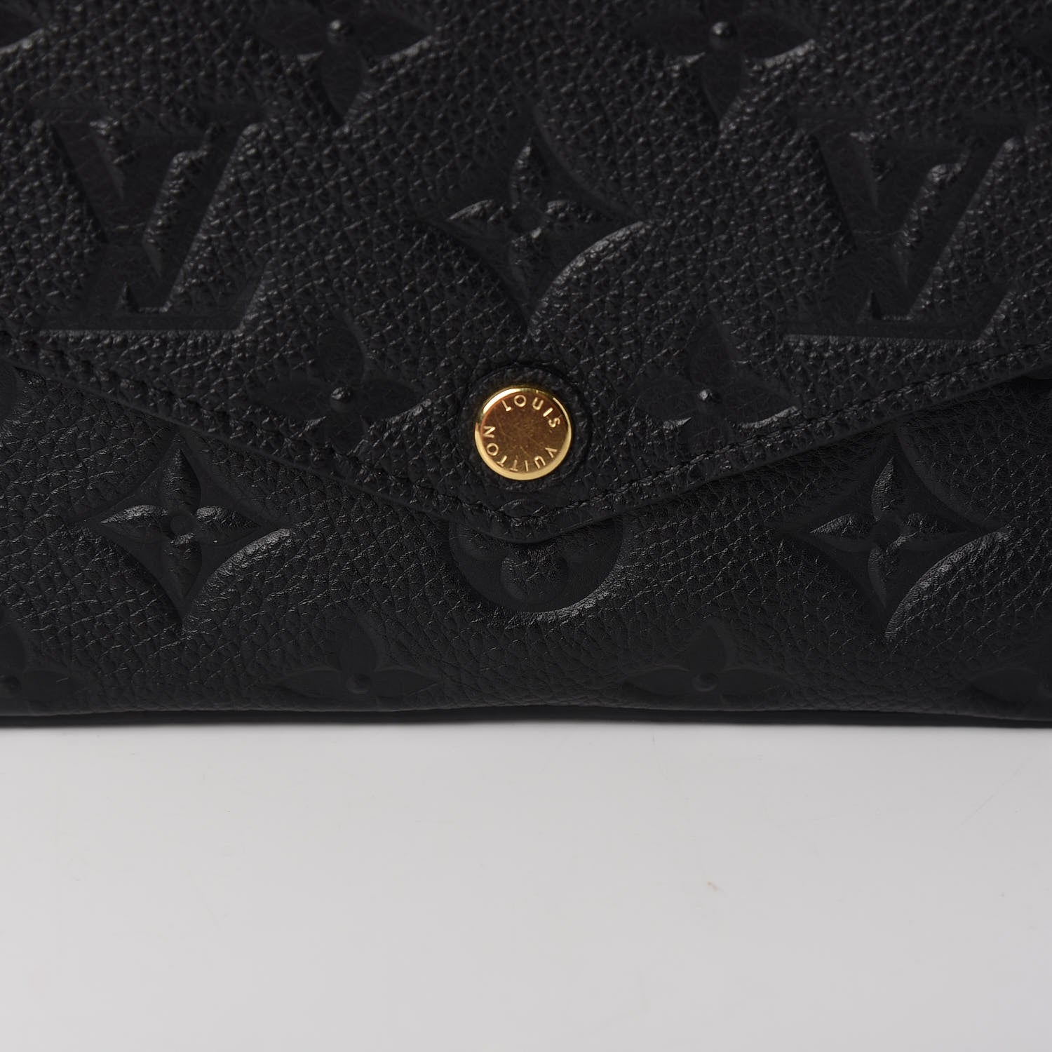 Louis Vuitton Empreinte Pochette Felicie Chain Wallet Black 11 of 12