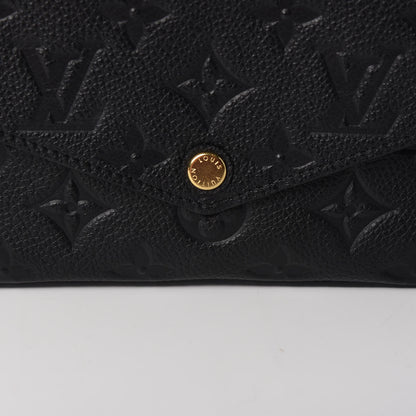 Louis Vuitton Empreinte Pochette Felicie Chain Wallet Black 11 of 12