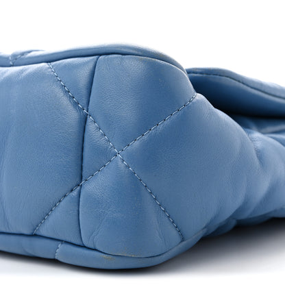 Chanel Lambskin Quilted Medium Chanel 19 Flap Blue 10 of 13