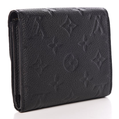 Louis Vuitton Empreinte Ariane Wallet Black 3 of 8