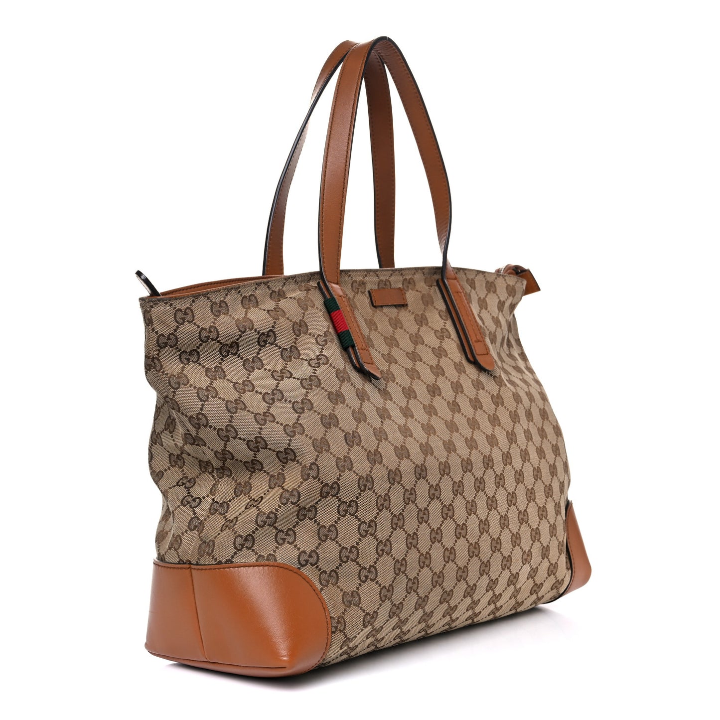 Monogram Large Original Tote Tan