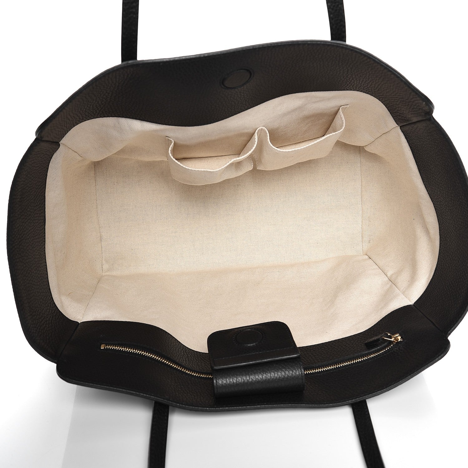Gucci Pebbled Calfskin Medium Swing Tote Black 5 of 7