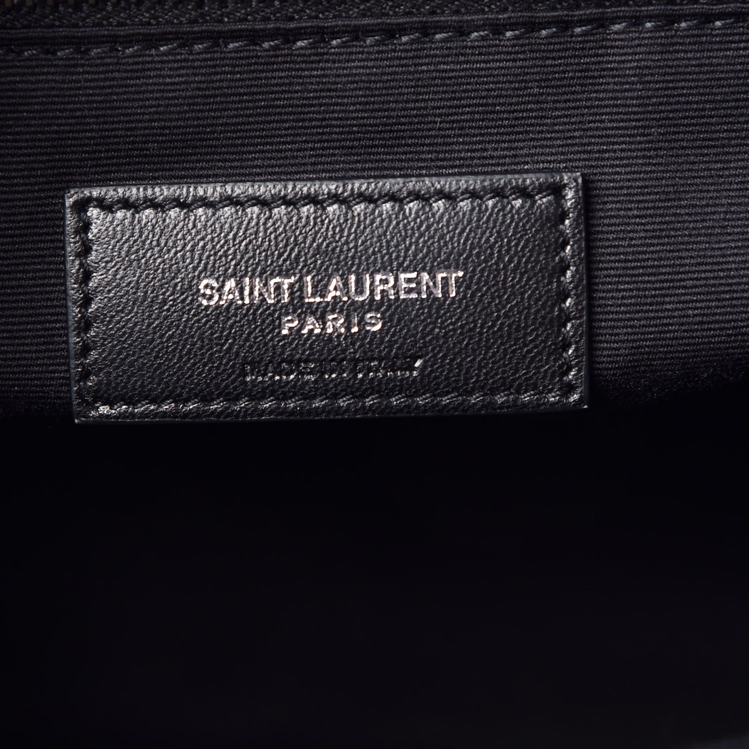 Saint Laurent Calfskin Y Quilted Monogram Small Loulou Backpack Asphalt 6 of 7