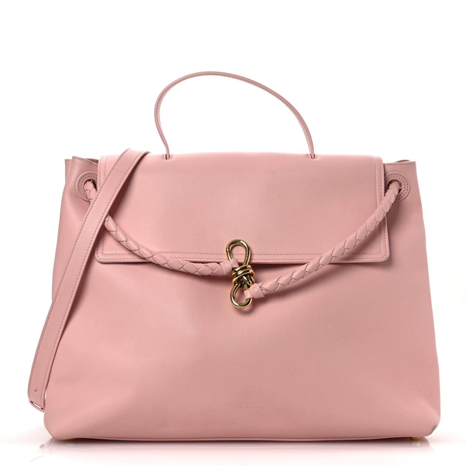 Bottega Veneta Silky Calfskin Large Ciao Ciao Rose 24 of 37