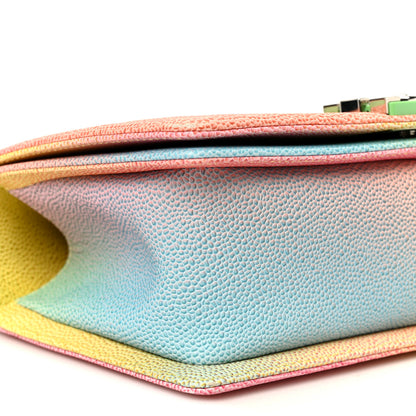 Chanel Caviar Quilted Medium Cuba Rainbow Boy Flap Multicolor 9 of 10