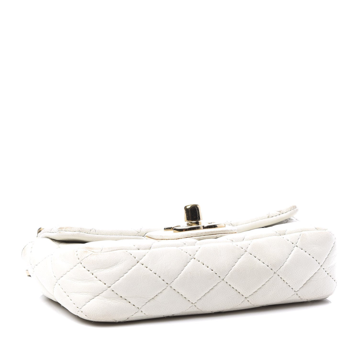 Chanel Lambskin Quilted Extra Mini Flap Heart Valentine Charms White 3 of 9