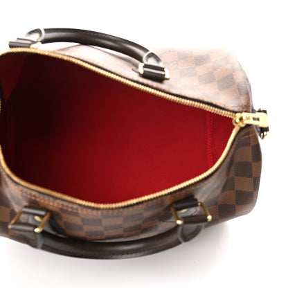 Louis Vuitton Damier Ebene Speedy Bandouliere 30 5 of 9