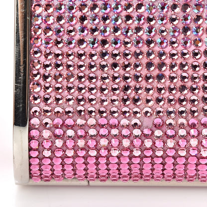 Judith Leiber Swarovski Crystal Minaudière Clutch Pink 12 of 12