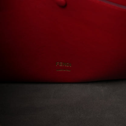 Fendi Vitello Grace FF 1974 Small Flip Tote Fragola Sepia 13 of 22