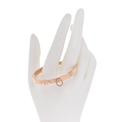 Hermes 18K Rose Gold PM Collier De Chien Bracelet XS 2 of 6