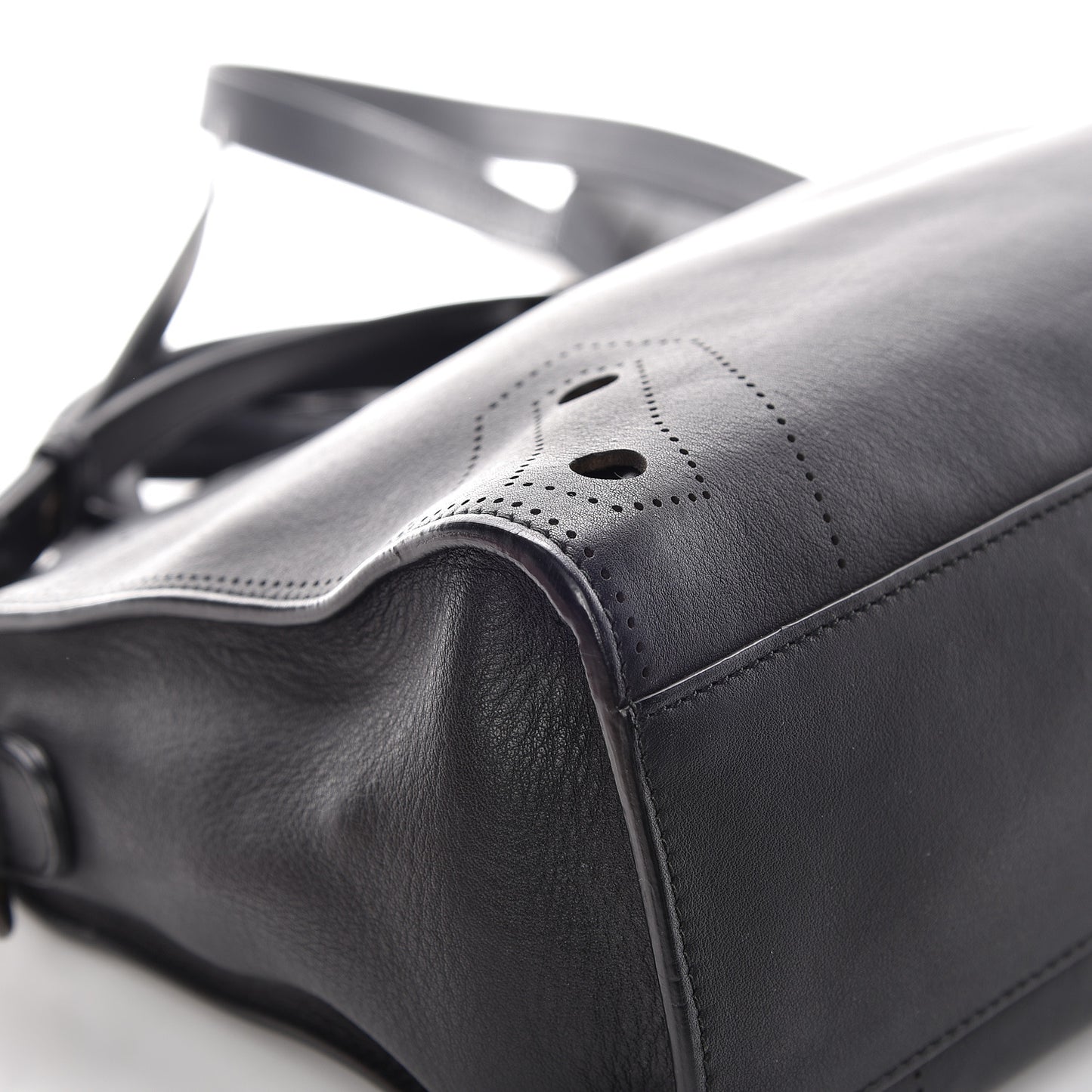 Veau Soyeux Perforated Blackout Hardware S City Black