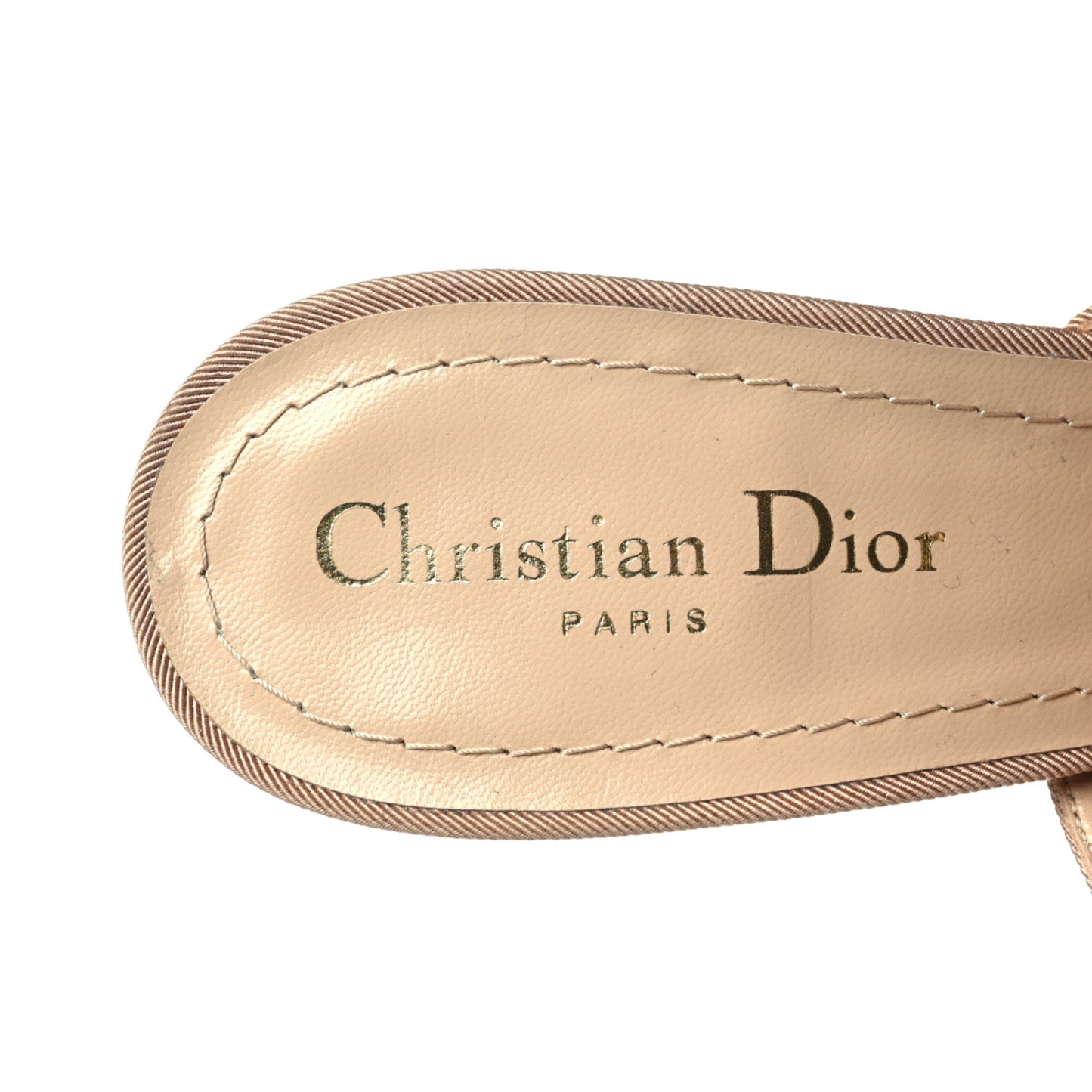 Mesh Grosgrain Crystal Constantine Embroidered J'Adior Slingback 100mm Pumps 39.5 Nude