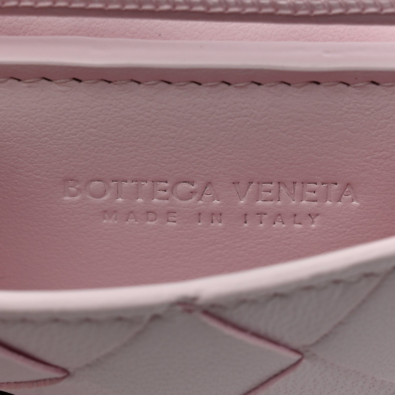 Bottega Veneta Nappa Intrecciato Card Case On Strap Bliss 6 of 7