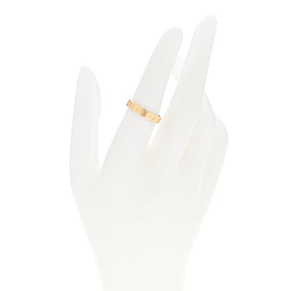 Cartier 18K Yellow Gold 3.5mm LOVE Wedding Band Ring 53 6.5 2 of 5