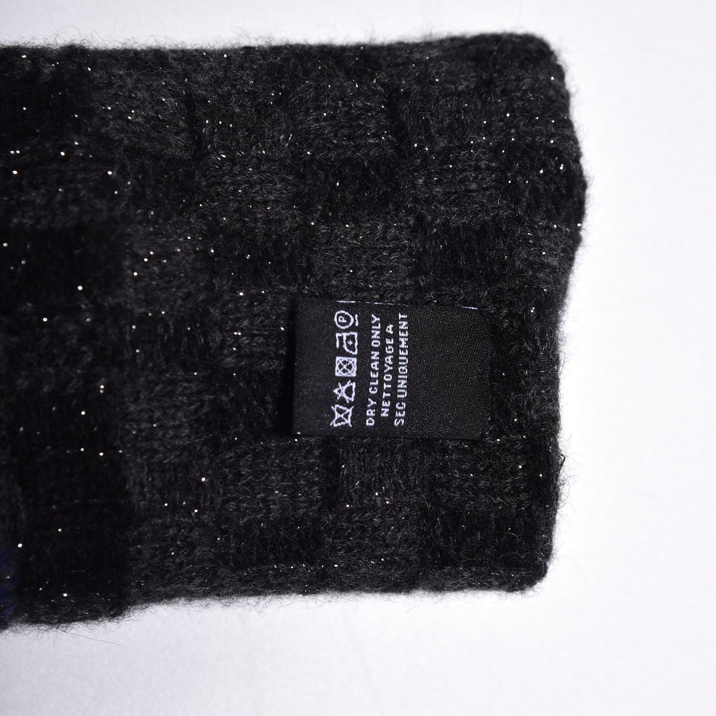 Cashmere Viscose CC Arm Warmers Grey Navy