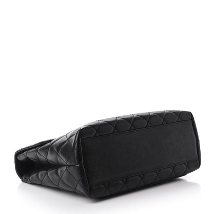 Chanel Caviar Quilted Jumbo Kelly Flap Black 3 of 10