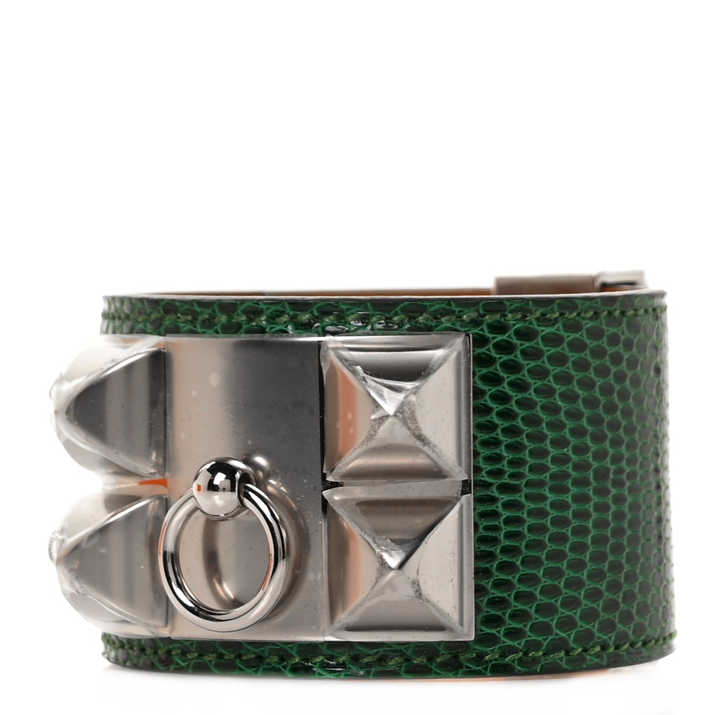Lizard Collier De Chien CDC Bracelet T3 Vert Moyen