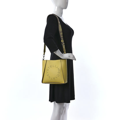 Stella McCartney Eco Alter Nappa Perforated Logo Mini Crossbody Banana 2 of 8