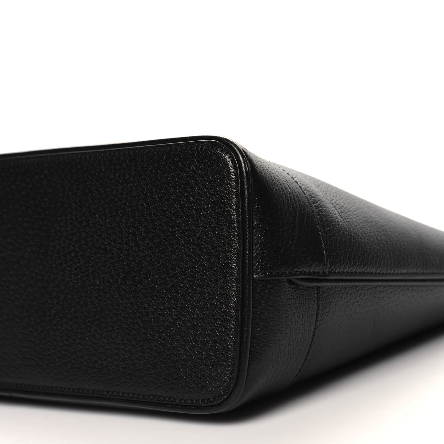 Textured Dollar Calfskin Small Ophidia Shoulder Tote Bag Black