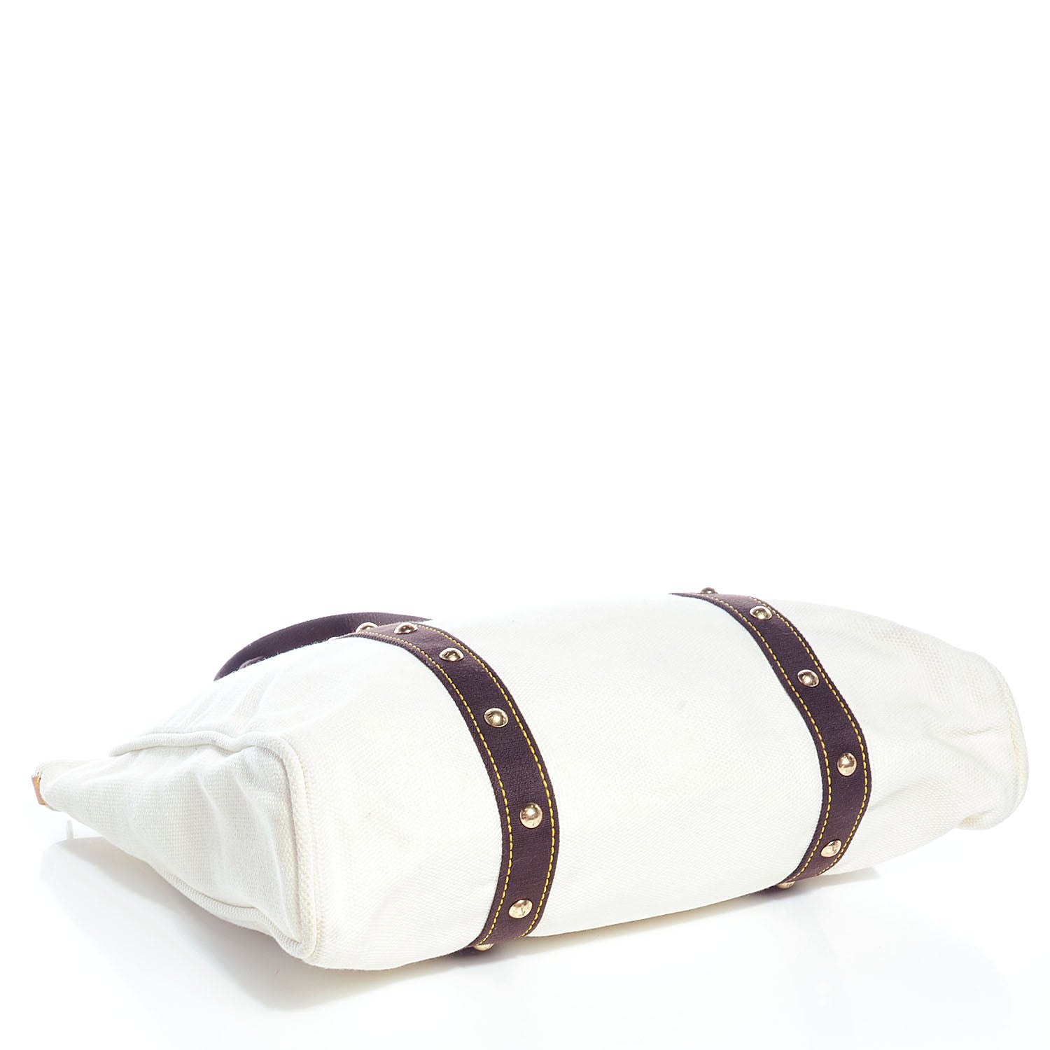 Louis Vuitton Toile Antigua Cabas GM Tote White 4 of 7