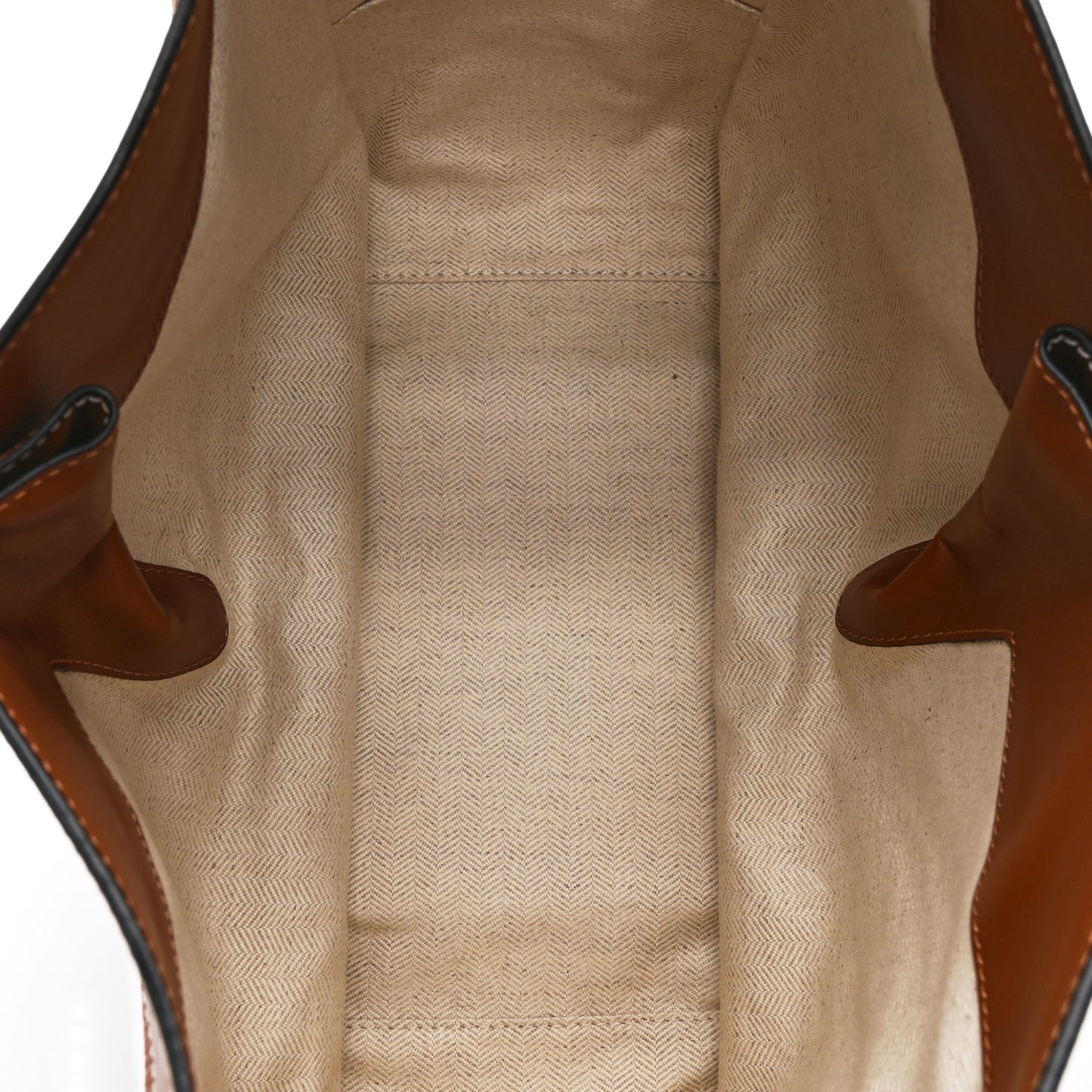 Grained Calfskin Small Hammock Shoulder Bag Tan