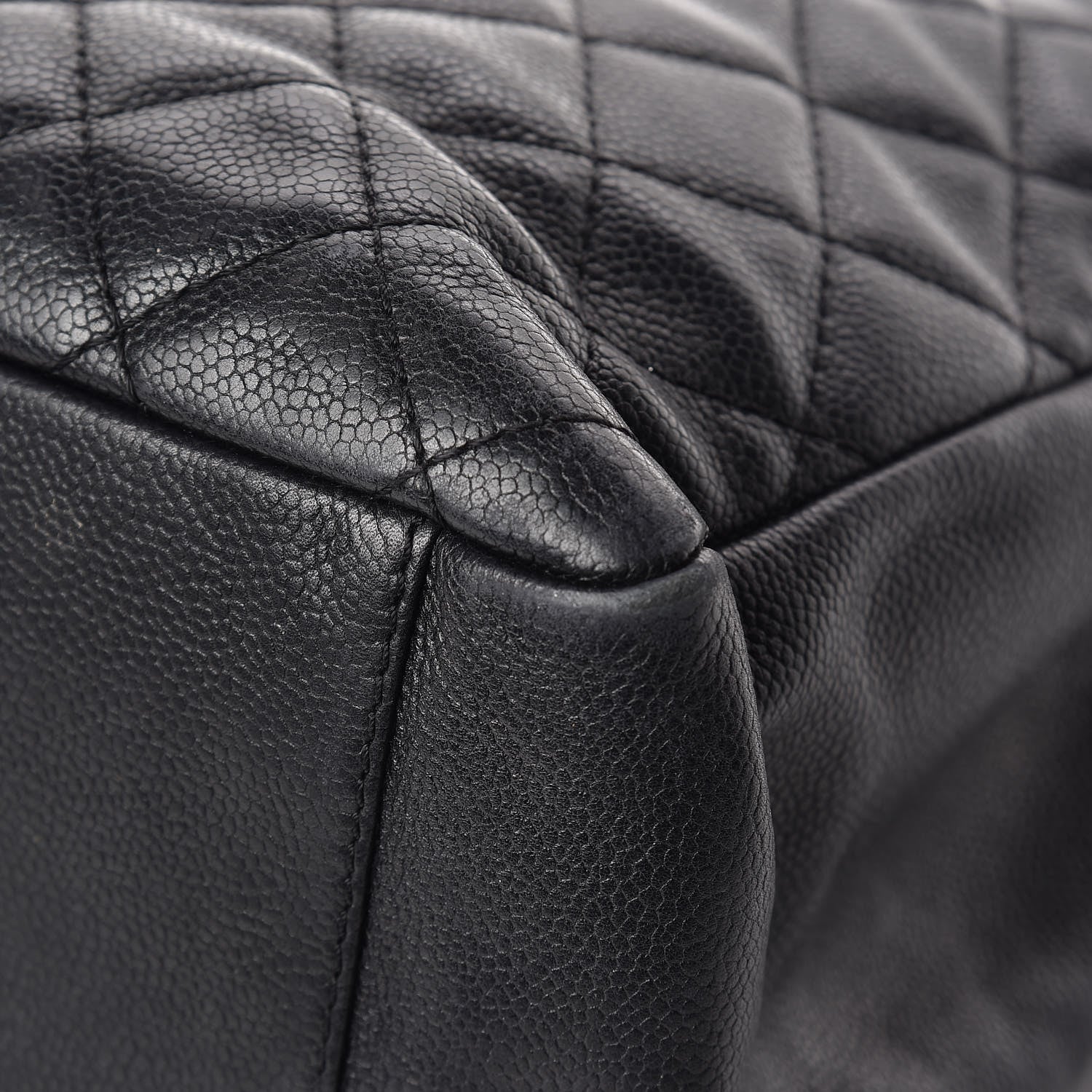 Chanel Caviar Quilted Grand Shopping Tote GST Black 12 of 15