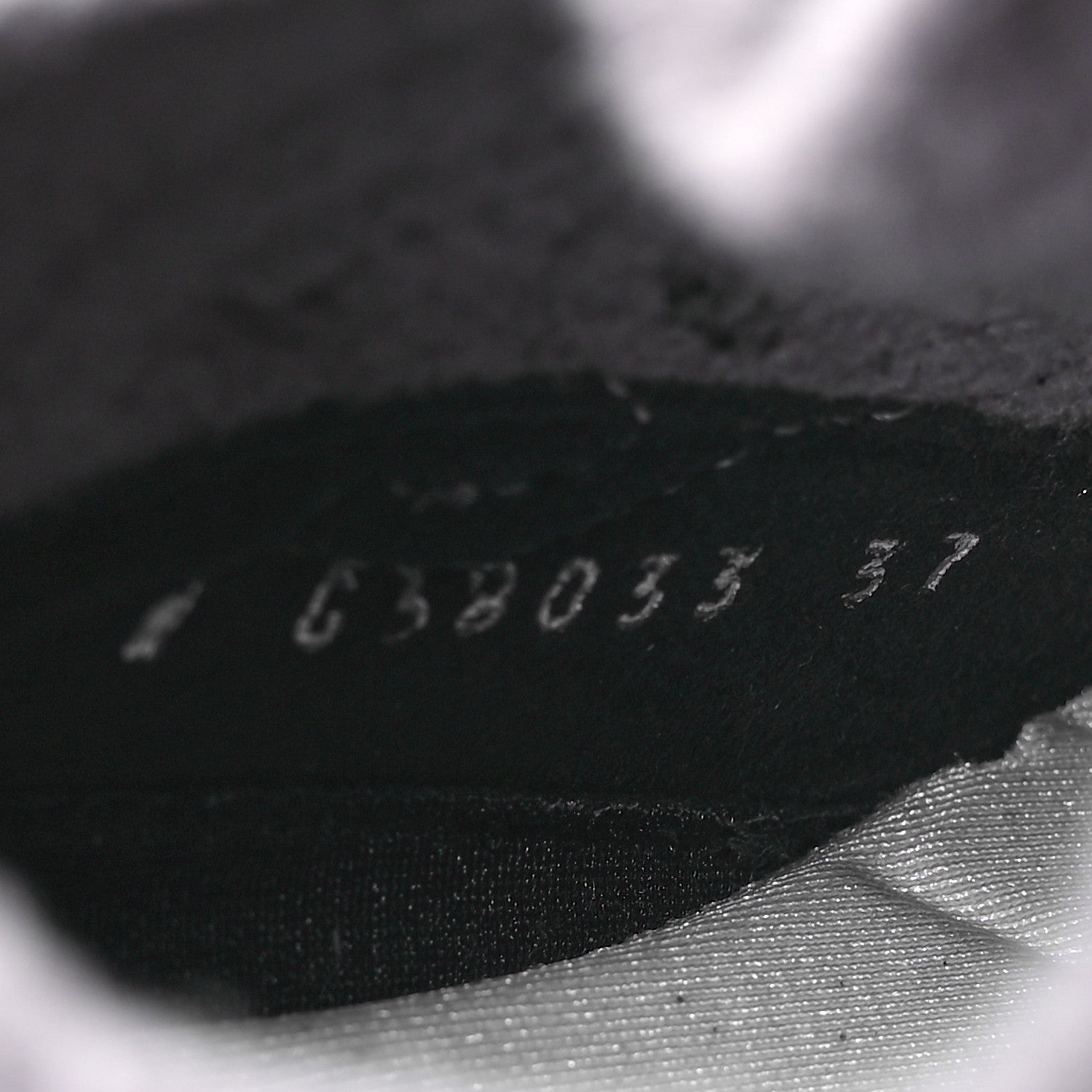 Chanel Fabric Suede Calfskin Womens CC Sneakers 37 Grey Black 7 of 7