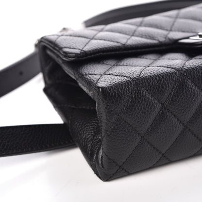 Chanel Grained Calfskin Quilted 2.55 Reissue Flap Belt Bag Clutch Black 9 of 11