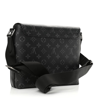 Louis Vuitton Monogram Eclipse District PM Black 3 of 9