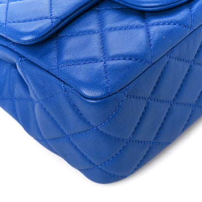 Chanel Lambskin Quilted Pearl Crush Mini Rectangular Flap Blue 10 of 11