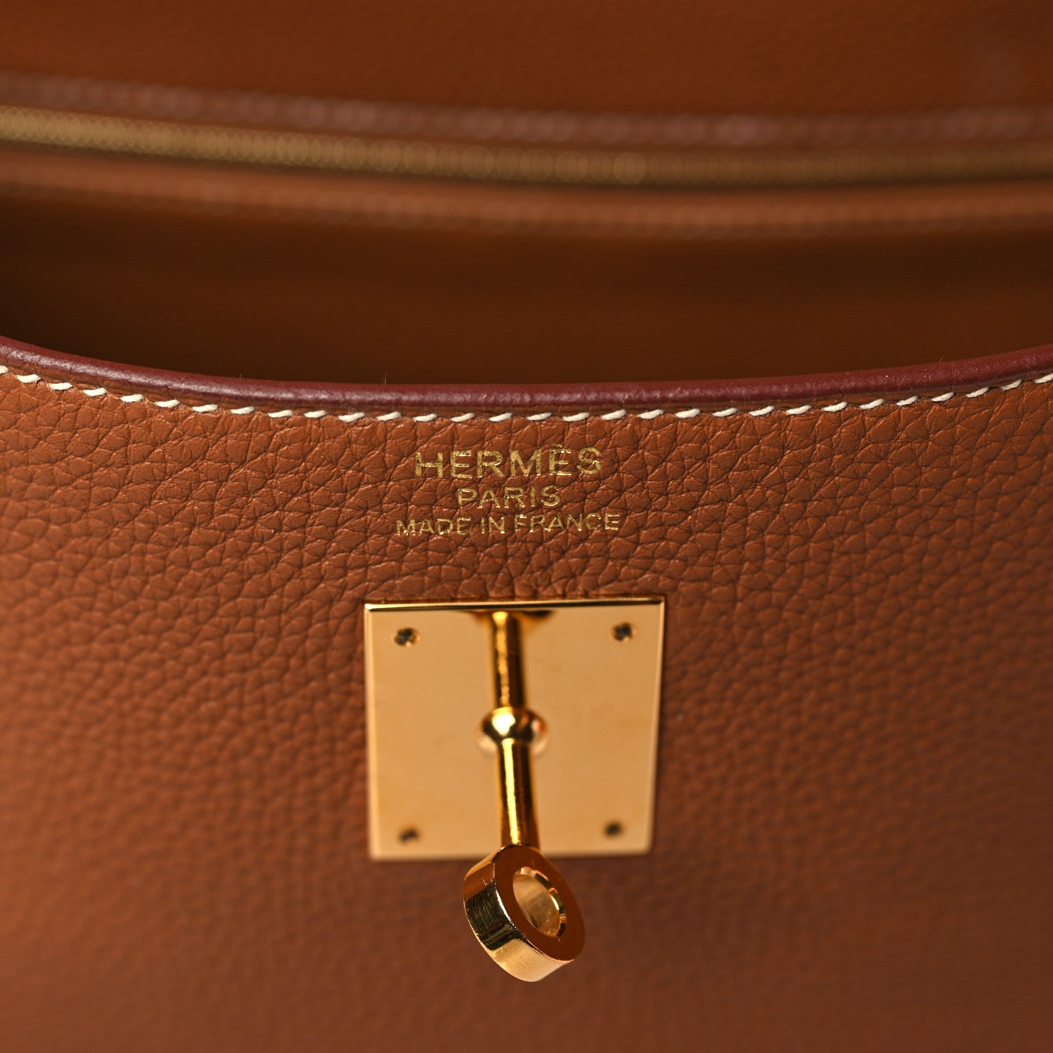Hermes Togo Kelly Retourne 32 Gold 6 of 10