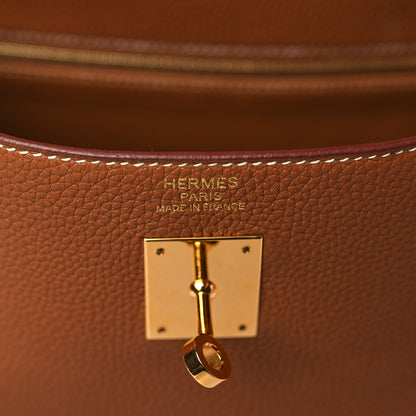 Hermes Togo Kelly Retourne 32 Gold 6 of 10
