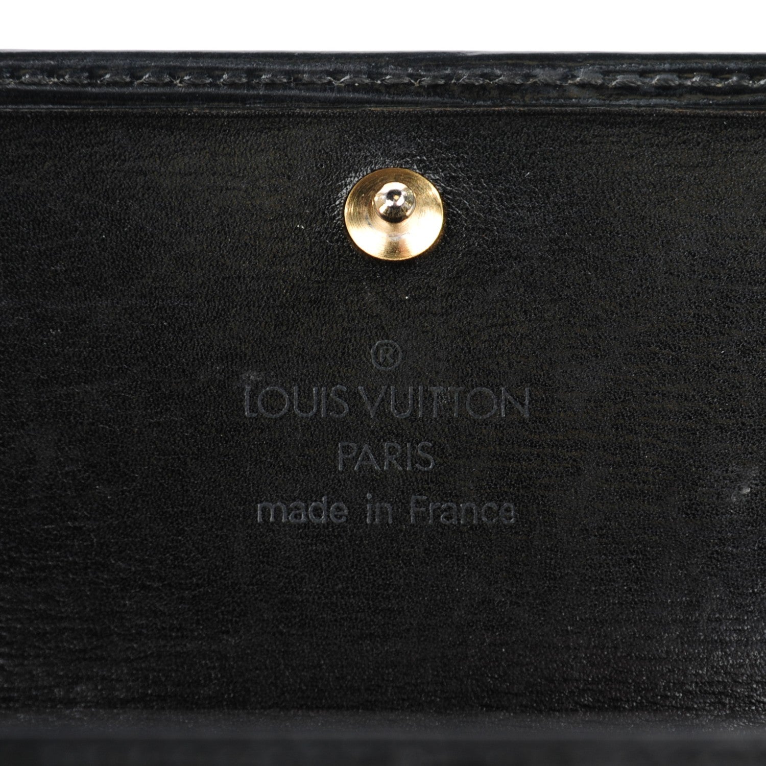 Louis Vuitton Epi Sarah Wallet Black 6 of 7