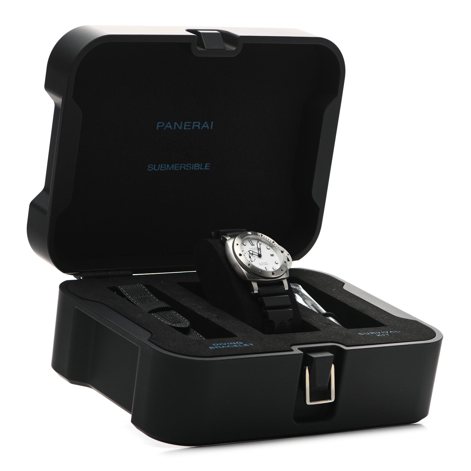 Panerai Stainless Steel Rubber 42mm Submersible Bianco Automatic Watch PAM01223 5 of 5