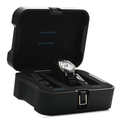 Panerai Stainless Steel Rubber 42mm Submersible Bianco Automatic Watch PAM01223 5 of 5
