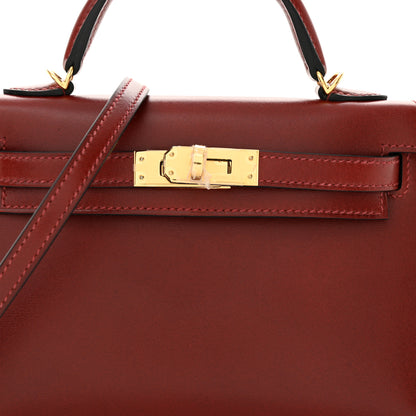 Hermes Box Mini Kelly Sellier 20 Rouge H 9 of 11