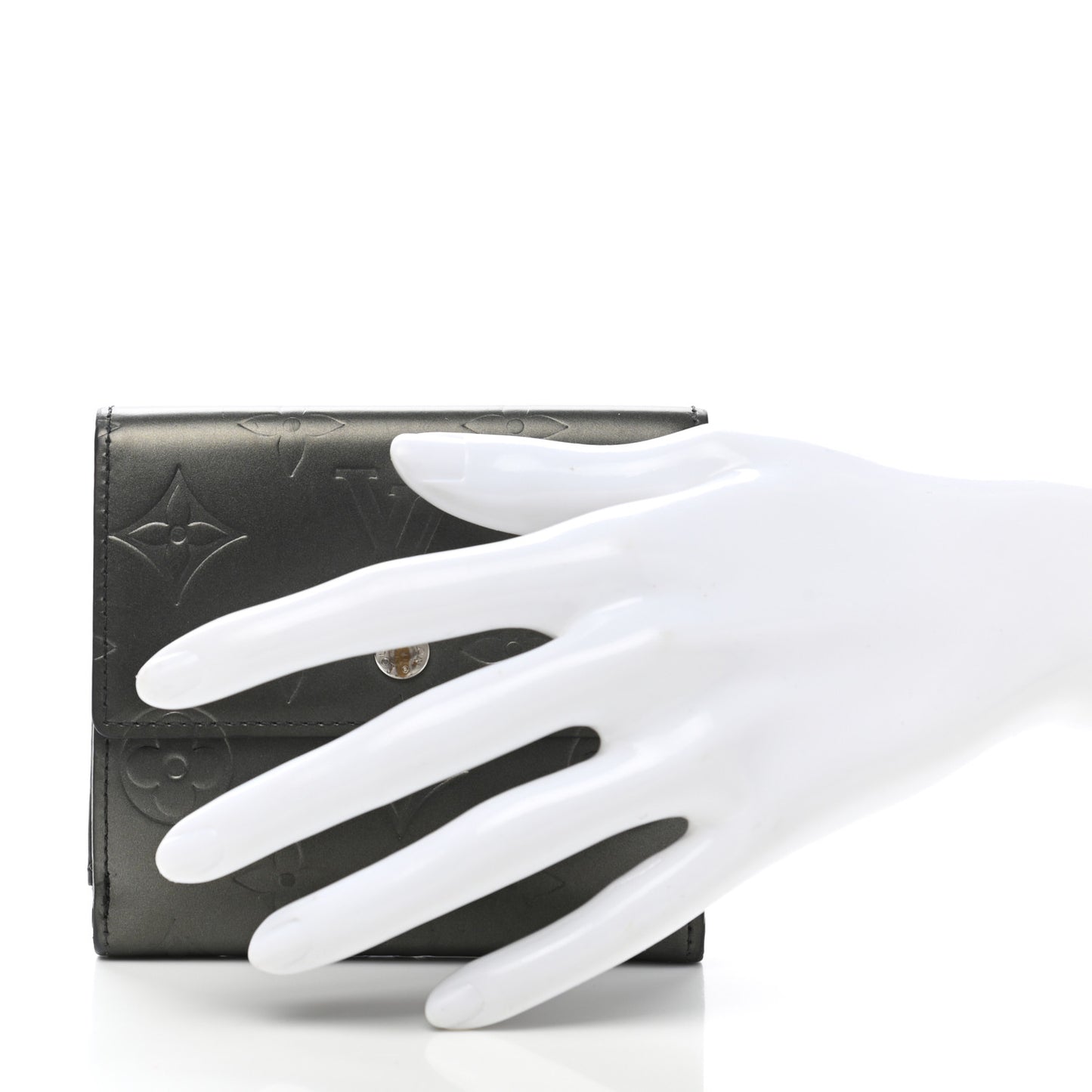Mat Monogram Elise Wallet Black