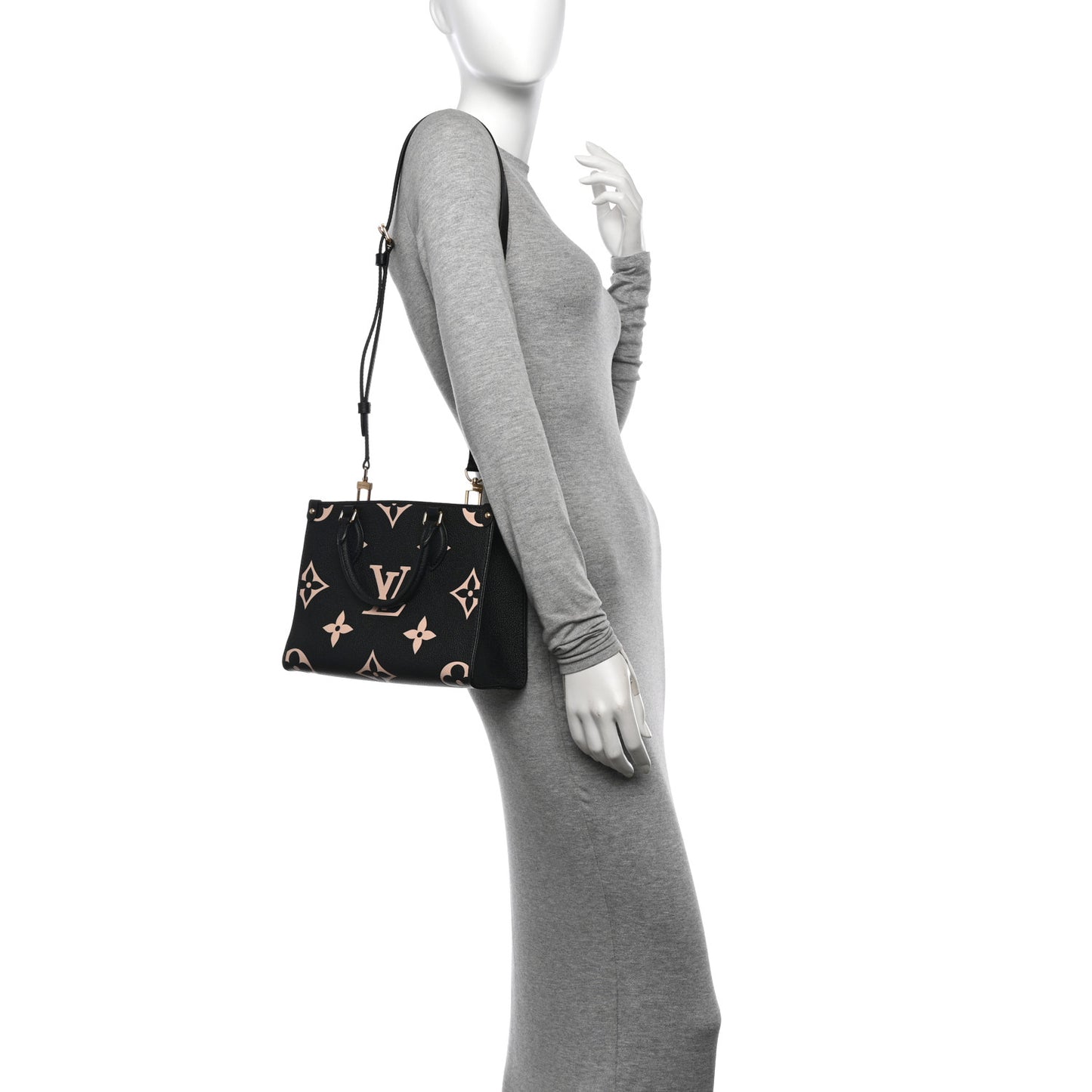 Empreinte Monogram Giant Onthego PM Black Beige