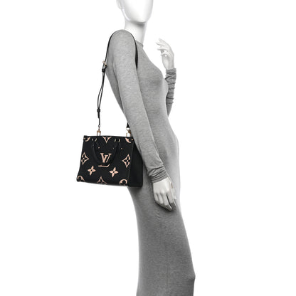 Louis Vuitton Empreinte Monogram Giant Onthego PM Black Beige 2 of 10
