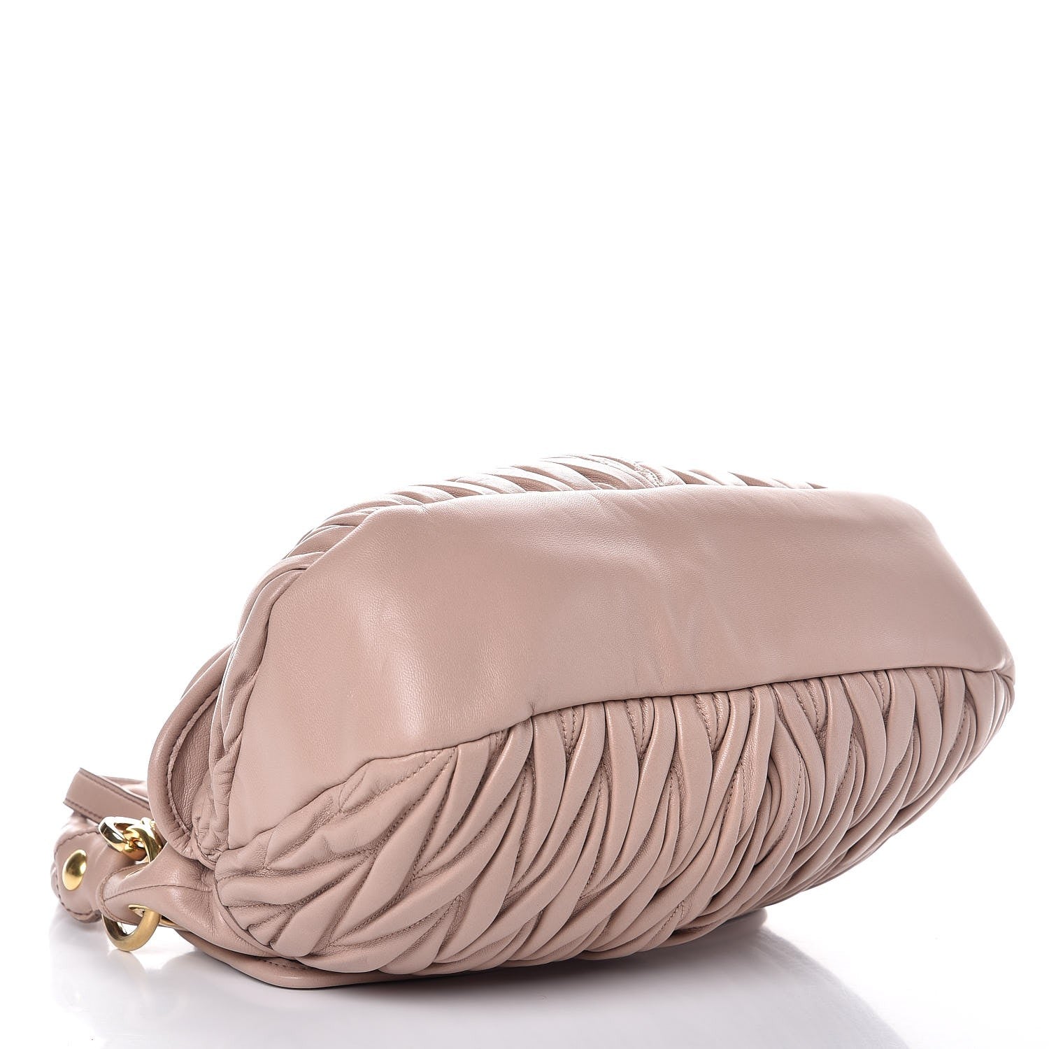 Miu Miu Nappa Matelasse Crystal Coffer Top Handle Cammeo 5 of 9