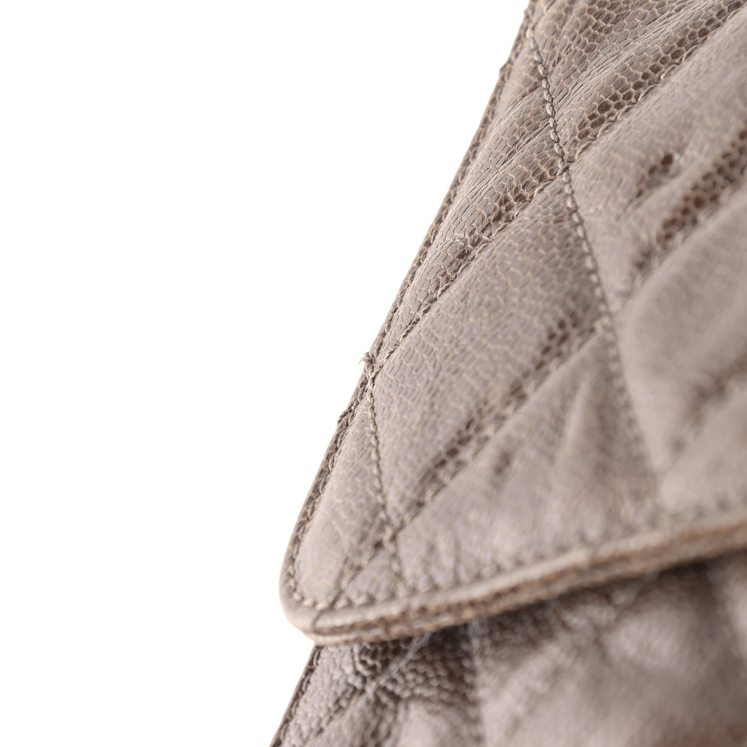 Chanel Crumpled Grained Calfskin Jumbo CC Crave Flap Beige 11 of 11