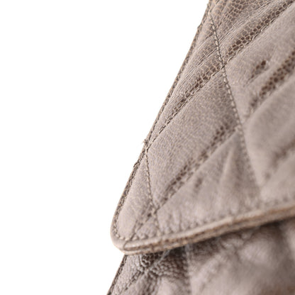 Chanel Crumpled Grained Calfskin Jumbo CC Crave Flap Beige 11 of 11