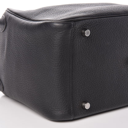 Hermes Taurillon Clemence Lindy 30 Black 11 of 16
