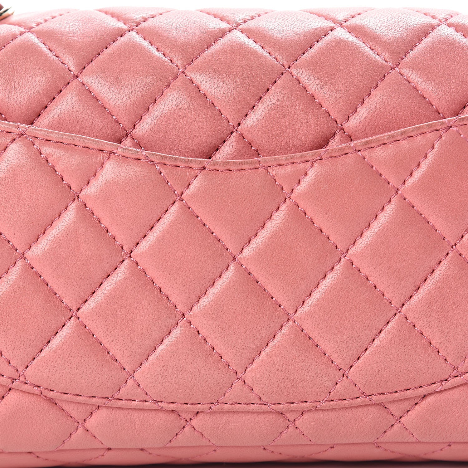 Chanel Lambskin East West Valentine Charms Flap Pink 24 of 25