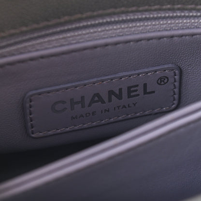Chanel Iridescent Caviar Quilted Extra Mini Coco Handle Flap Purple 6 of 9