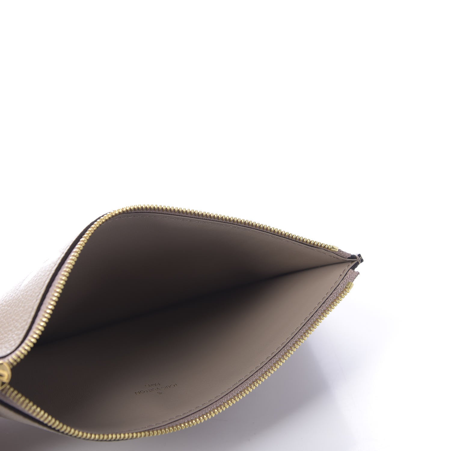 Louis Vuitton Empreinte Monogram Giant Pochette Felicie Zippered Insert Tourterelle Creme 6 of 6