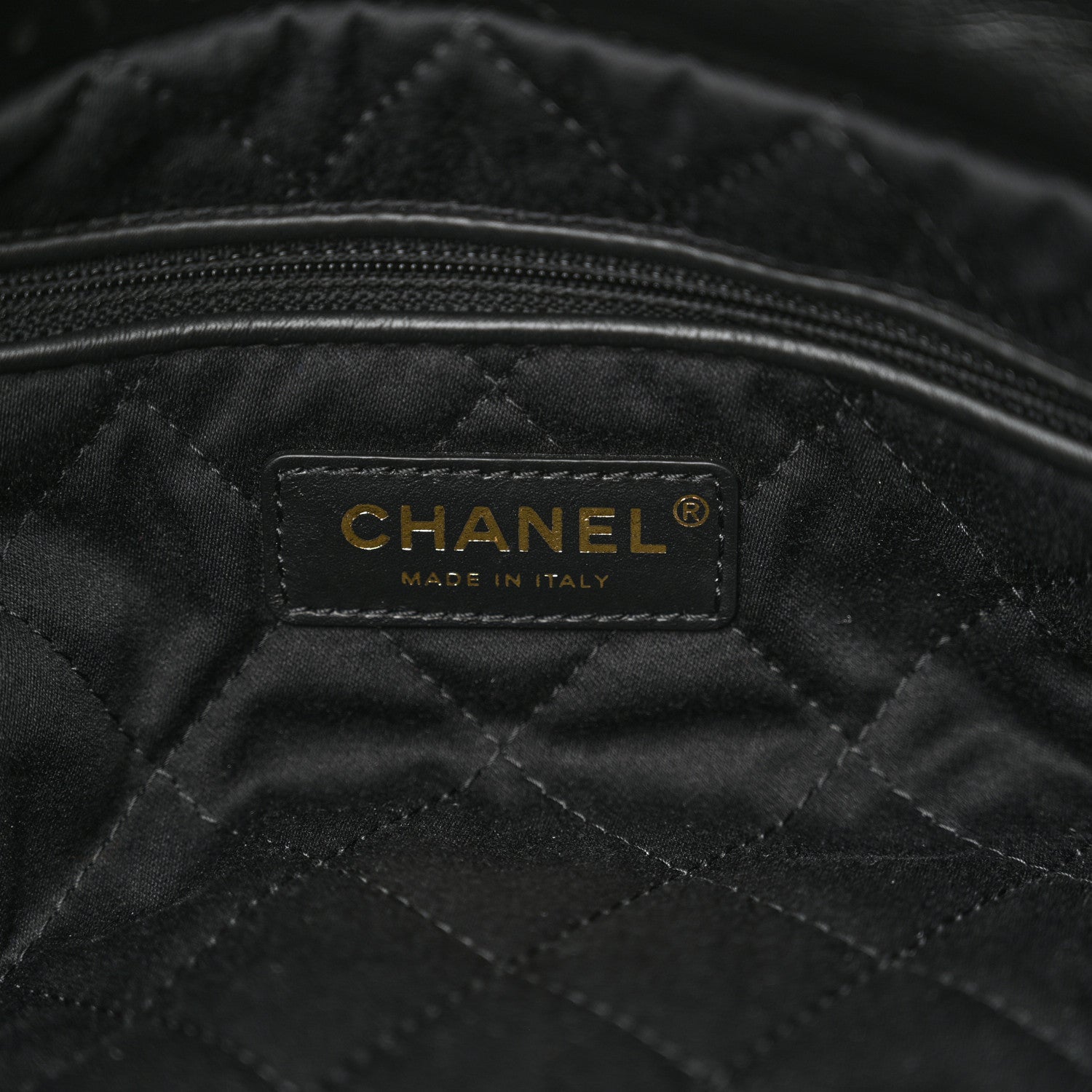 Chanel Shiny Calfskin Quilted Chanel 22 Black 7 of 11