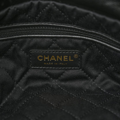 Chanel Shiny Calfskin Quilted Chanel 22 Black 7 of 11